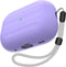 HUABERICH Anti-Lost Case for Airpods Pro 2nd Gen,Unibody Soft Silicone Protective Cover,Wireless Charging, LED Visible,Sports Case with Lanyard (p...