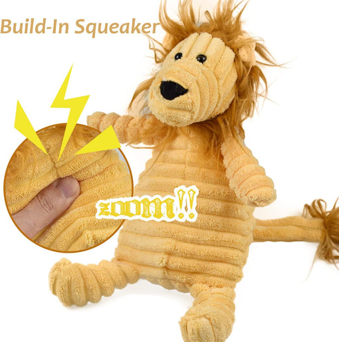 5Pack Dog Squeaky Plush Toys Puppy Toys Assortment Value Bundle Dog Toy for Puppies Bulk Large Dog Teething Toys Pet Chew Toys...