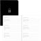 Blueline Password Notebook, Flexible Cover, Black, 5" x 3.5", 64 Pages (A007.81)...