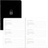 Blueline Password Notebook, Flexible Cover, Black, 5" x 3.5", 64 Pages (A007.81)...