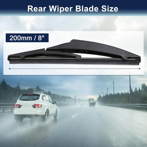 X AUTOHAUX Rear Windshield Wiper Blade 200mm 8 Inch for Lexus CT200h 2011-2017 for Scion XD 2008-2014 for Toyota Prius C 2012-2019...
