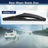 X AUTOHAUX Rear Windshield Wiper Blade 200mm 8 Inch for Lexus CT200h 2011-2017 for Scion XD 2008-2014 for Toyota Prius C 2012-2019...