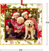 WaaHome Picture Frame Christmas Ornaments 2025-3'' Floral Photo Frame Christmas Tree Ornaments Decorations Gifts for Family Friends Women Mom...