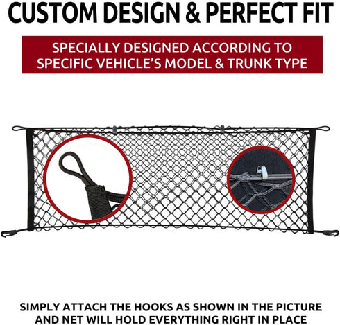 Envelope Trunk Cargo Net For TOYOTA Highlander 2014 2015 2016 2017 2018 2019...