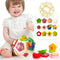 Montessori Toys for 1 Year Old Girl Gifts-Busy Activity Cube Travel Toys for 12-18 Months Baby Sensory Ball Development Educational Toys for 3 6 1...
