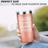 MASGALACC Inspirational Birthday Gift for Women Best Friend - Valentines Day Gifts for Women Sister- Encouragement Motivational 20 Oz Stainless St...