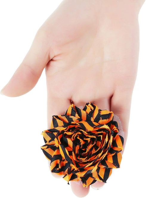 BoomBone Halloween Dog Collar Flowers Accessory,Flower Charms Sliders for Holiday Dog Collars...