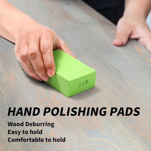 XKDOUS 6PCS Diamond Hand Polishing Pads,60/100/200/400/600/1000 Diamond Sanding Pads Tile Tools Polishing Pad Sanding Block Polishing for Ceramic ...