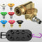 POHIR Pressure Washer Pivoting Coupler, 240° Pressure Angle Adapter with 7 Angles, Includes a 4500 psi Pivot Coupler for Hard to Reach Areas and a...