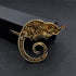 Chameleon Brooch Pin Colorful Crystal Lizard Animal Brooch Jewelry for Women...