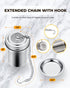 House Again Tea Infuser, Extra Fine Mesh Tea Strainers for Loose Tea, 18/8 Stainless Steel Tea Strainer with Extended Chain Hook, Tea Steeper for ...