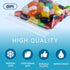 3 x 3 inches, 2Mil Clear Reclosable Zip Bags, case of 500 GPI Brand...