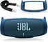 LTGEM Silicone Case Cover for JBL Charge 5 Speaker,Travel Protective Carrying Gel Soft Skin, Waterproof Rubber Pouch with Shoulder Strap(Blue)...
