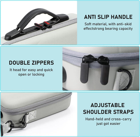 Mini 4K Case, Waterproof Travel Bag Hard Case Portable Storage Bag with Propeller Holder and Joystick Protector for DJI Mini 4K / Mini 2 SE/Mini 2...