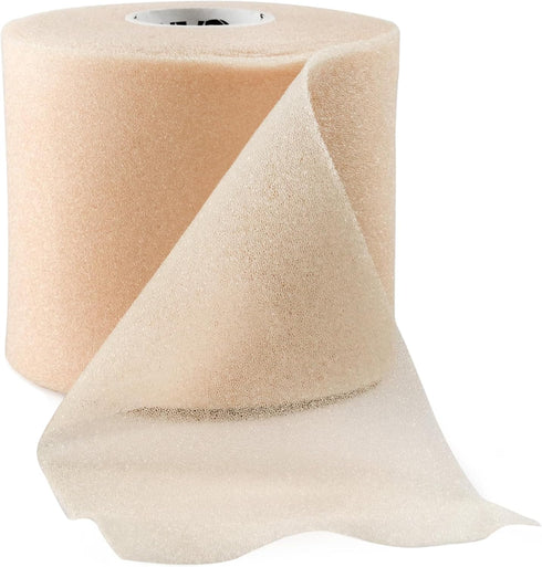 Cannon Sports Pre Wrap 30 Yard Roll Athletic Foam Tape Underwrap for Ankles Wrists Knees Elbows Hair (Natural)...