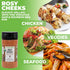 FreshJax Rosy Cheeks Organic Maple Bourbon BBQ Rub – 5.2 oz Large Bottle BBQ Seasoning for Brisket, Ribs, Pork & Chicken – Sweet & Smoky Rub for G...