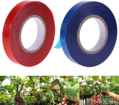Stretch Tie Tape Roll, Garden Tie Tape, Thick Sturdy Plant Ribbon Garden Vinyl Stake Gardening Tools for Indoor Outdoor Patio Plant Use...