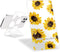 Cute Phone Stand for Desk Clear Yellow Sunflower Girls Women Kids Pretty Flower Floral Adjustable Phone Stand Holder Desk Accessories Compatible w...