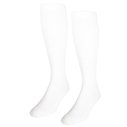 NuVein Women's Compression Socks, 15-20 mmHg Support, Casual Cushion Foot Style, Knee High, Closed Toe, White, X-Large...
