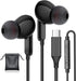 USB C Headphones, Type C Earphones for Samsung S24/ S24 Plus/ S24 Ultra Wired Earbuds with Microphone Volume Stereo in-Ear Control Earphone Compat...