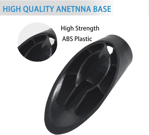Anina Antenna Base Adapter Mount for Dodge Ram 1500 2500 3500 4500 5500 2009-2018 Antenna Ornament Car Radio Antenna Grommet Topper Bezel 5064395A...