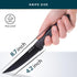 Home Hero Steak Knives, Razor-Sharp Steak Knives Set, High-Carbon Stainless Steel Steak Knife Set, Ergonomic Handles Serrated Steak Knives for Pre...