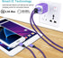 Android Charger, 2-Pack Fast Charger Android Phone Fast Charging 6FT Micro USB Charger Cable for Samsung Galaxy S5 S6 S7 Edge J7V J7 J3 Orbit J3V ...
