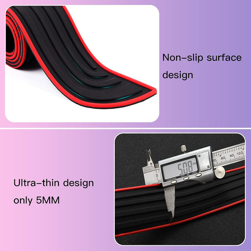 Rear Bumper Protector Guard Trunk Rubber Protection Strip Rubber Scratch-Resistant Trunk Door Entry Guards Car Accessory for SUV/Cars - Universal ...