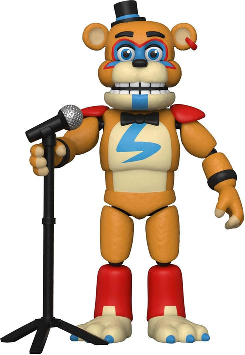Funko Action Figure: Five Nights At Freddy's (FNAF) PizzaPlex-Glamrock Freddy Fazbear - FNAF Pizza Simulator - Collectible - Gift Idea - Official ...