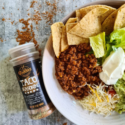 Foddies Taco Seasoning, Low FODMAP, Gluten Free, No Onion No Garlic, Vegan, Plant Based, IBS Friendly...