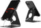 Cell Phone Stand, Desk Phone Holder, Cradle, Dock, Compatible with All 4-8inch Phones, Office Kitchen Traveling Accessories T1 Black...