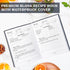 Perfect Blank Recipe book - Recipe Book to Write In Your Own Recipes,Organize Your Recipes- Waterproof Cover and 186 Blank Pages Recipe Notebook (...