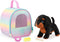 Glitter Girls – Stuffed Dog & Carrier – Doll Accessories – Teckel Puppy – Toys for Kids 3 Years+ – Slim & Pup Carrier Set...