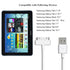30 Pin Charger Cable Compatible with iPhone 4 4s 3G 3GS, iPad 1st 2nd 3rd Generation, iPod Touch, iPod Nano, iPod Classsic USB Sync & Charging Cor...