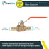 SharkBite 1/2 Inch Expansion Ball Valve for PEX-A Pipe, Brass Plumbing Fittings for PEX A Tubing, UAB22461LFA...