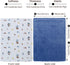 Baby Blankets for Unisex Boys Girls, Silky Micro Soft Plush Minky Blankets with Print Animal Pattern and Soothing Dots Double Layer Newborn Bed Th...