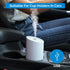 Mini Humidifier, Cool Mist Humidifier for Baby, 320ml Small Air Humidifier for Bedroom Plants Indoor, Portable Humidifier for Car Outdoor, 2 Mist ...