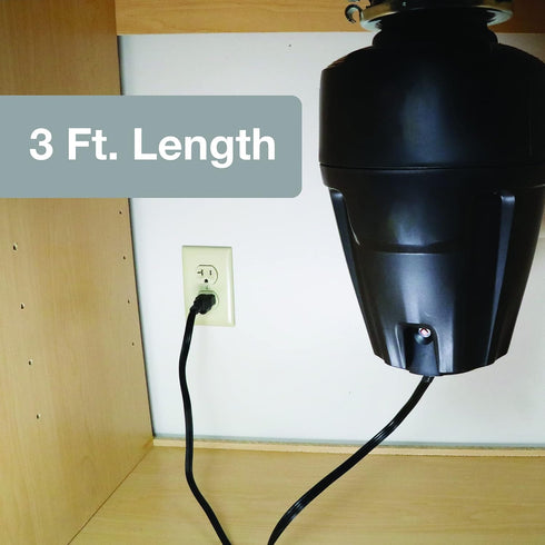 Danco 12010 Garbage Disposal Power Cord Installation Kit, Black...