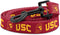 USC Trojans Collars and Leashes | Officially Licensed | Adjustable-Fits All Pets! (6 Ft Leash)...
