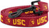 USC Trojans Collars and Leashes | Officially Licensed | Adjustable-Fits All Pets! (6 Ft Leash)...