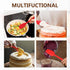 Silicone Rubber Spatula Set for Baking,Rubber Kitchen Utensils,Food Grade BPA-Free for Nonstick Cookware, Heat Resistant Spatula for Cooking & Mix...