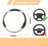 15 Inch Car Steering Wheel Cover with Anti-Slip Lining,Cute & Stylish Car Wheel Cover Car Decorations for All Seasons,PVC Leather Steering Wheel C...