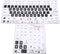 Hilitand Universal Desktop Computer Keyboard Sticker for 84 to 108 Key Keyboard,JP-603 PVC Frosted DIY Mechanical Keyboard Sticker,Gaming Keyboard...
