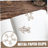 20pcs Office Paper Clip Human Shaped Paper Clips Funny Paper Clip Funny Bookmark File Paper Clips Lovely Paper Clips Christmas Bookmarks Metal Pap...