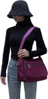 Nylon Crossbody Bags for Women Multiple Pockets Shoulder Handbag Casual Lightweight Waterproof Tote Purse...