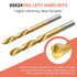 10-Pieces Screw Extractor Set, 37# Cr-Mo & 6542 HSS Steel Cobalt Left-Hand Drill Bit, Easy Out Broken Bolt Remover Reverse, Ez Out Stripped, Round...