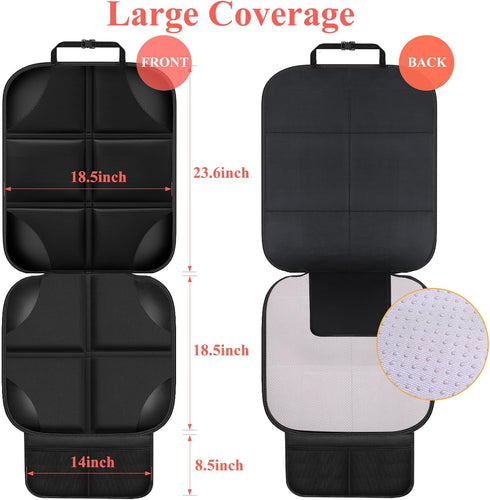 Car Seat Protector for Child Car Seat, Thick Padding Seat Protector Under Baby Car Seat, 600D Waterproof Non-Slip Fabric Car Seat Cover for Child ...