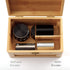 Wooden Stash Box with Rolling Tray Stash Box Combo to Organise your Herbs and Accessories - Rolling Kit with Removable divider - Large stash box a...