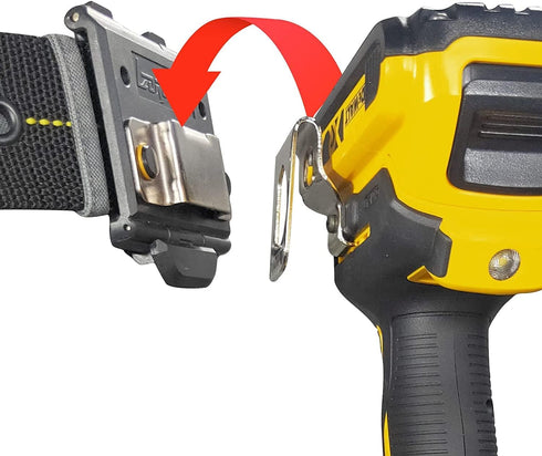 Tape Measure Holder, Drill Holster, Tactical Cordless Tool Belt Clip Holder, Holster with Belt Clip Hook,Small Electrician Tool Pouch with Clip Ho...