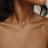 Tewiky Diamond Necklaces for Women, Dainty 14k Gold/Sterling Silver Choker Necklace Simple Gold Plated CZ Jewelry Necklaces for Women Trendy Gifts...